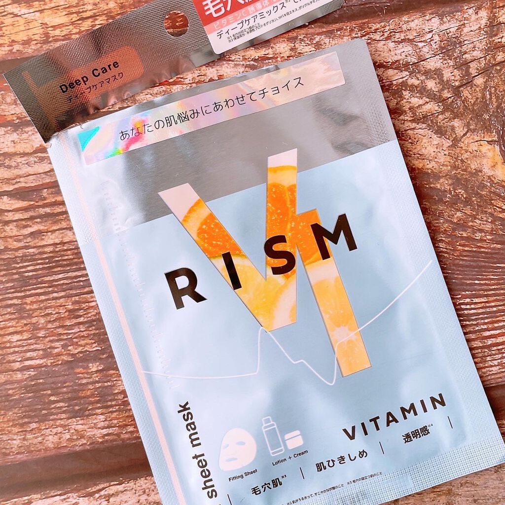 ディープケアマスク ビタミン/RISM/シートマスク・パックを使ったクチコミ（1枚目）