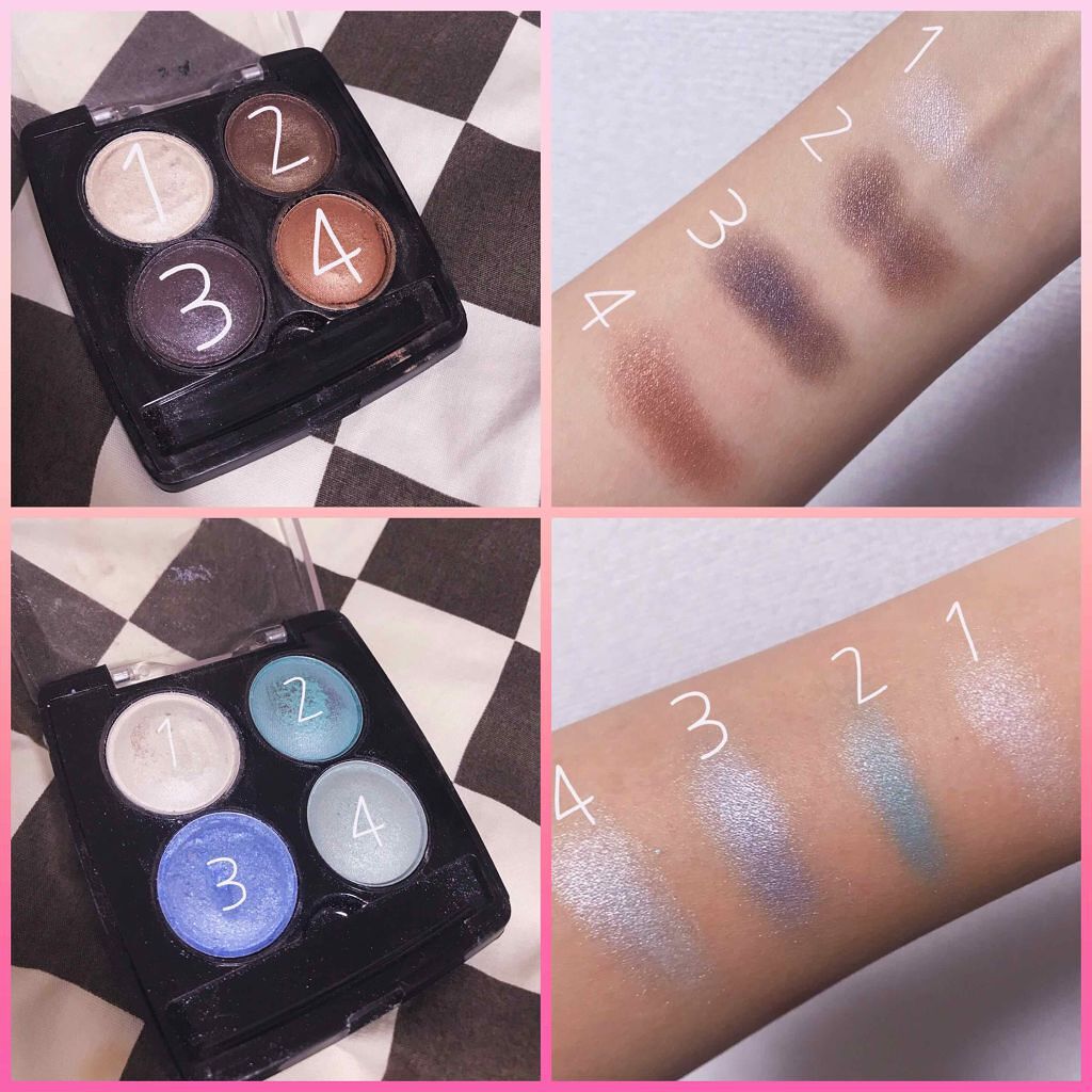 エルファー パールインアイシャドウ/DAISO/アイシャドウパレットを使ったクチコミ(2枚目)