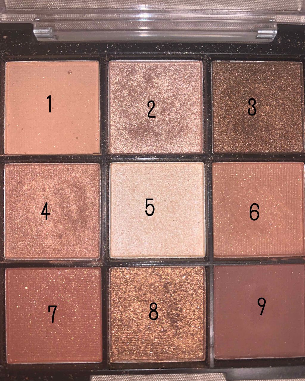 UR GLAM　BLOOMING EYE COLOR PALETTE/U R GLAM/アイシャドウパレットを使ったクチコミ（2枚目）