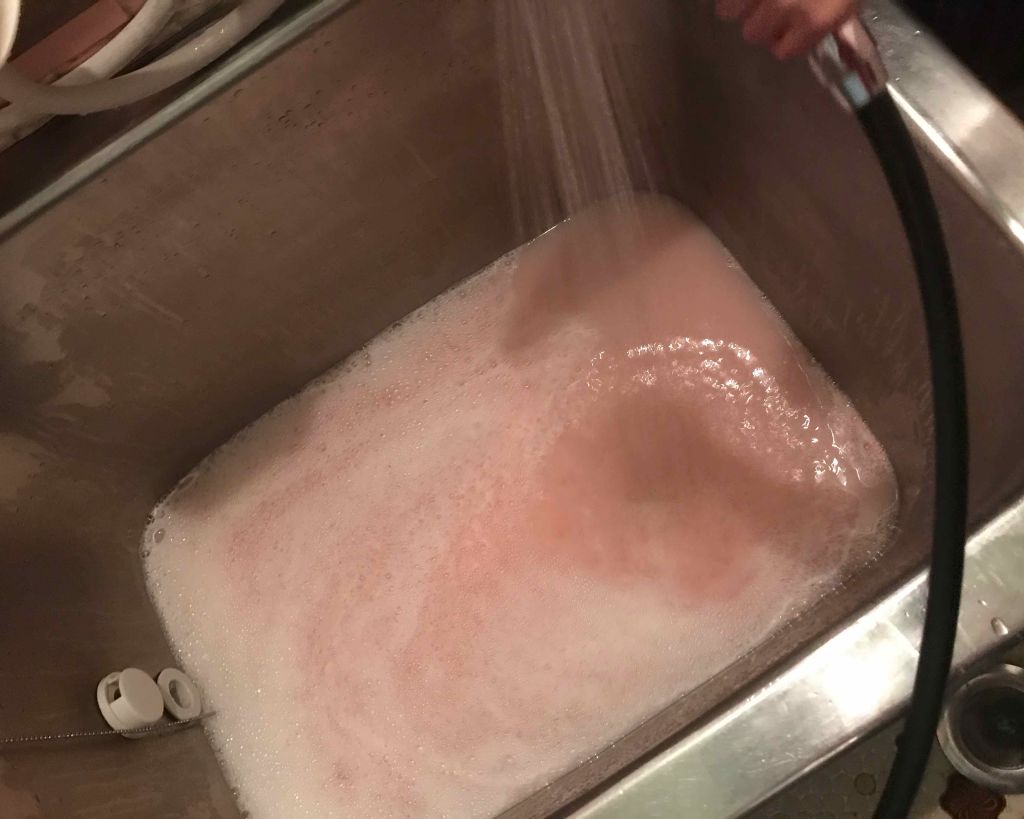 贅沢泡とろ 入浴料 ジュエリーローズの香り/お湯物語/保湿系入浴剤を使ったクチコミ（2枚目）