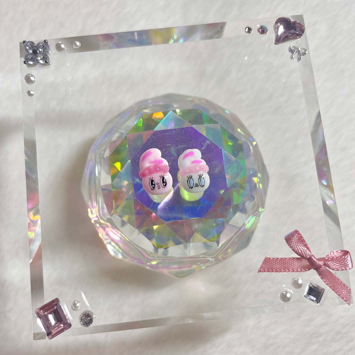 りぼん୨୧⑅* on LIPS 「エスターバニーちゃんズ🐰💓#3Dネイルパーツ#3Dネイルパーツ..」(1枚目)