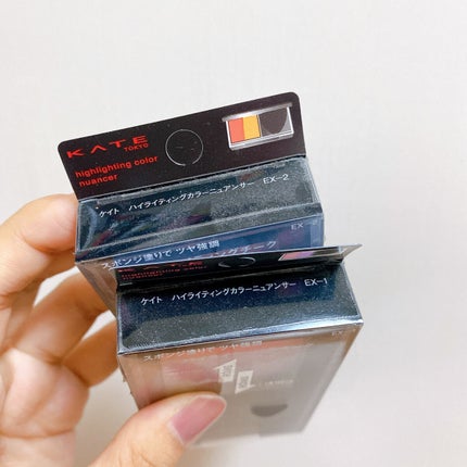 ハイライティングカラーニュアンサー/KATE/パウダーチークを使ったクチコミ(8枚目)