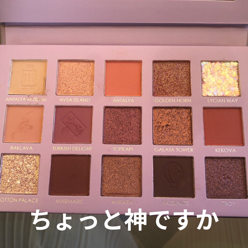 GO TRAVEL 15色アイシャドウパレット 04 トルコ(hi Turkey)/FOCALLURE/アイシャドウパレットを使ったクチコミ（2枚目）