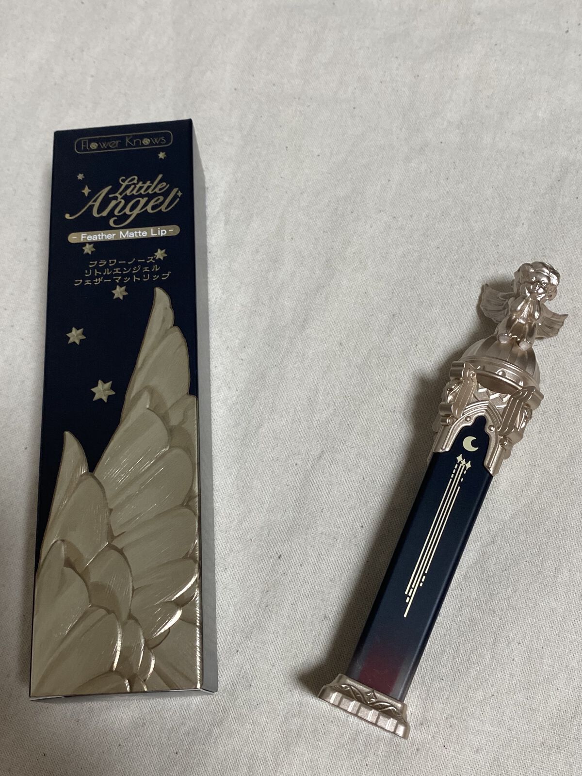 リトルエンジェルフェザーマットリップ/FlowerKnows/口紅を使ったクチコミ（1枚目）