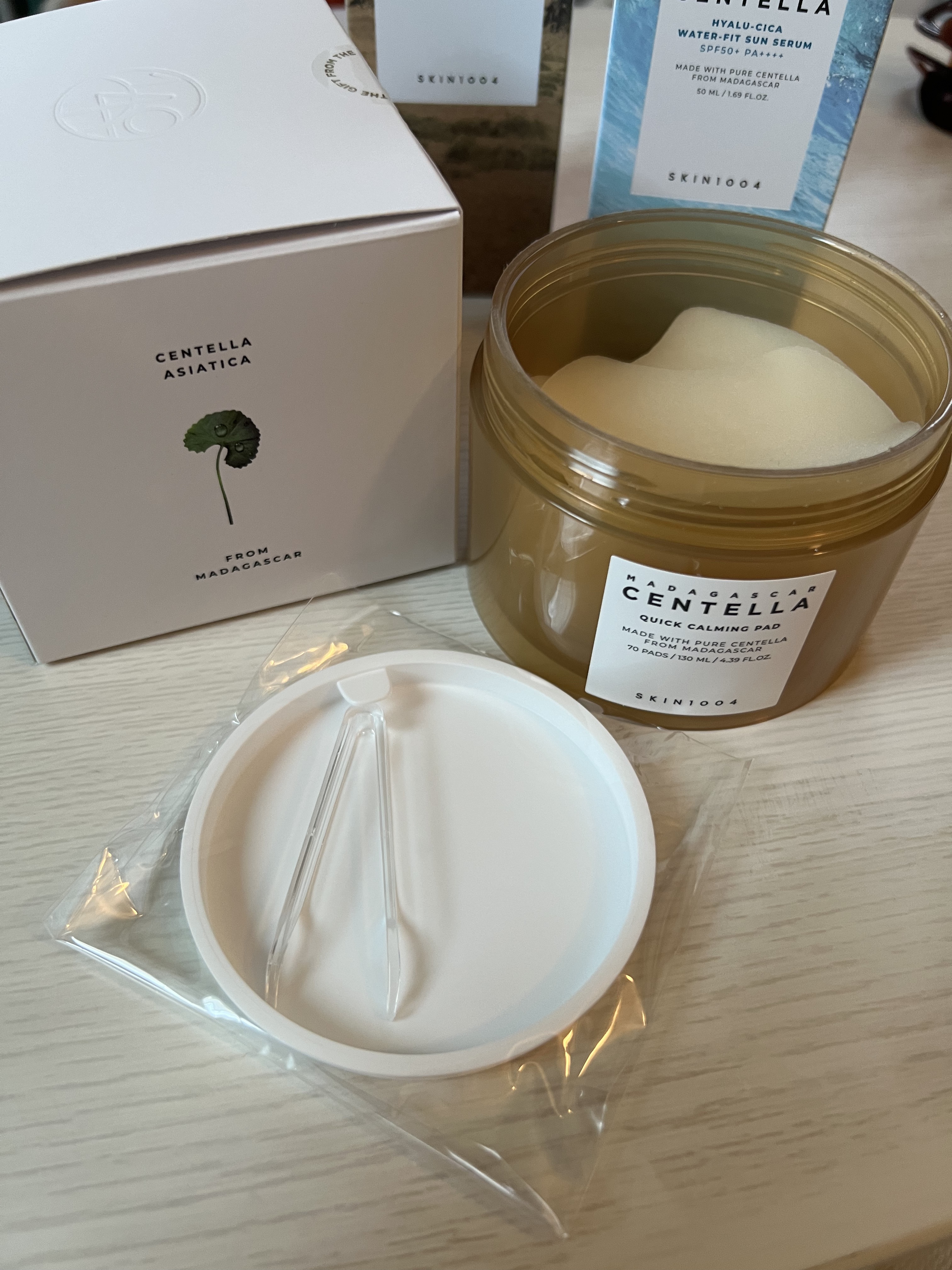 センテラ クイックカーミングパッド/SKIN1004/トナーパッドを使ったクチコミ（1枚目）