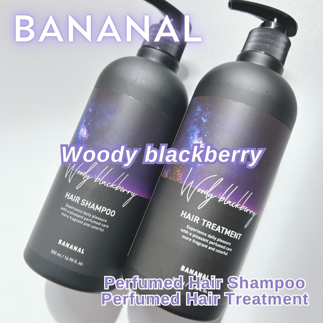 パフュームドヘアシャンプー Woody Blackberry/BANANAL/市販シャンプーを使ったクチコミ（1枚目）