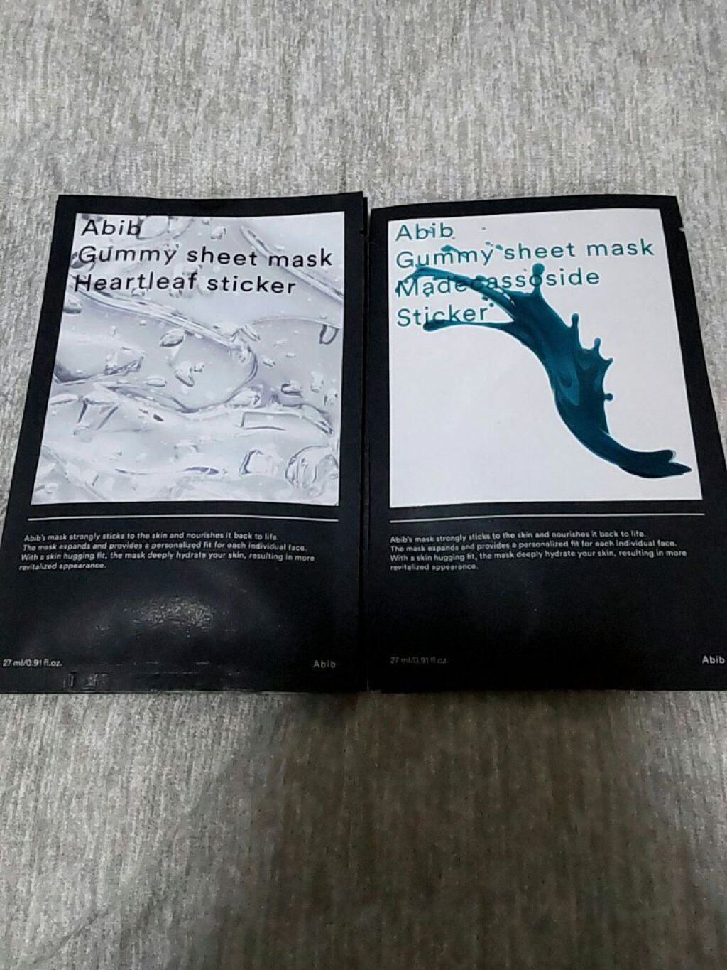 ガムシートマスクパック マデカソサイドステッカー/Abib /シートマスク・パックを使ったクチコミ（1枚目）