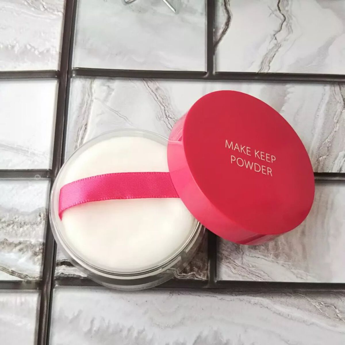 メイク キープ パウダー/コーセーコスメニエンス/ルースパウダーを使ったクチコミ(3枚目)