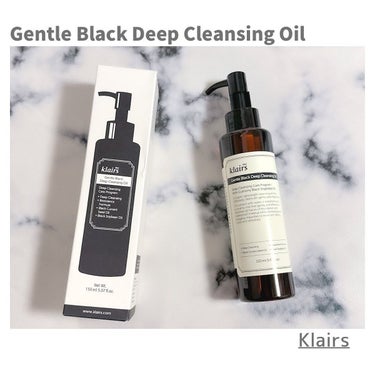 ジェントルブラックディープクレンジングオイル(150ml)/Klairs/オイルクレンジングを使ったクチコミ（1枚目）