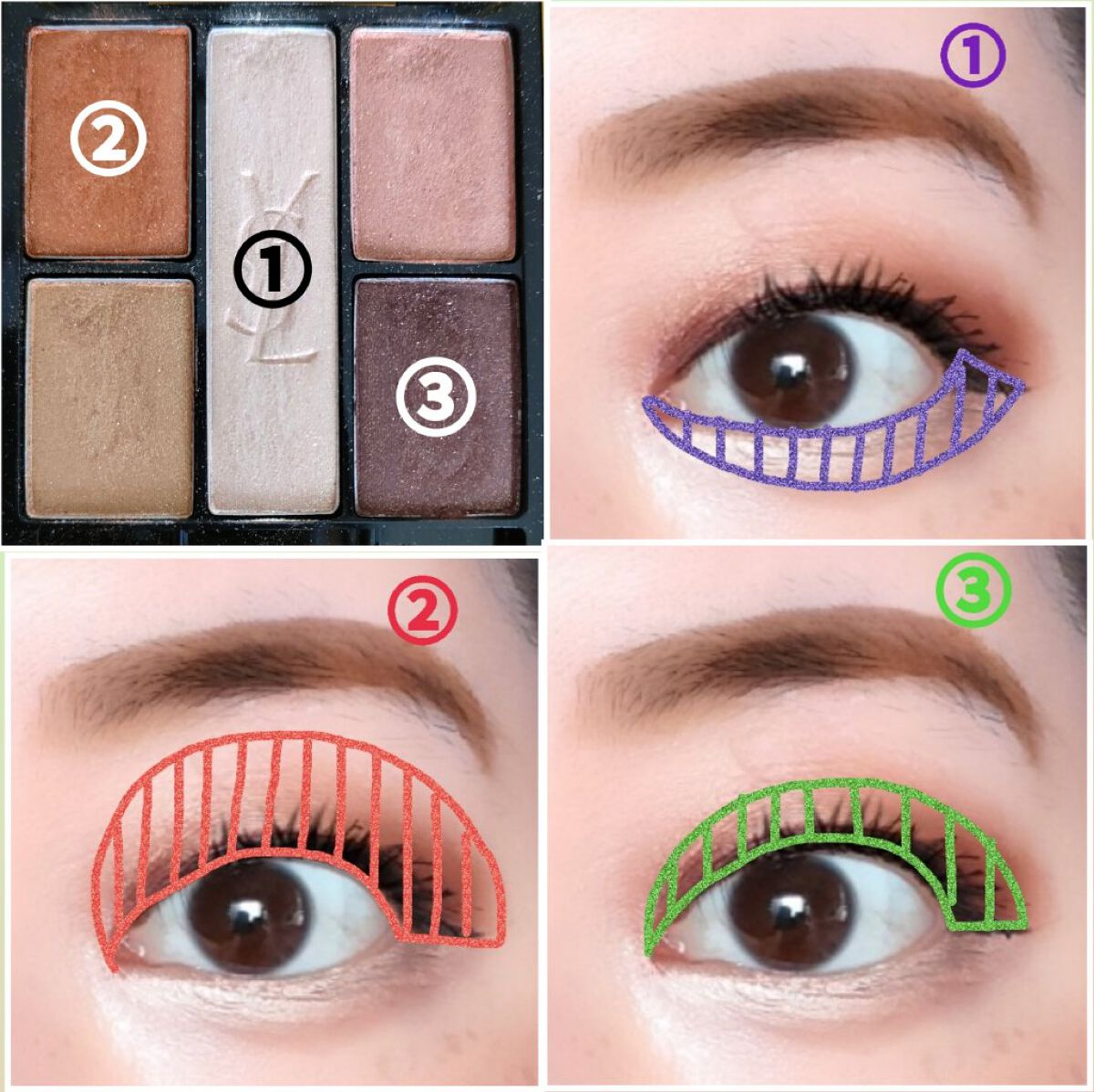 カラーインク シャドウ BE-1 ベージュ/MAYBELLINE NEW YORK/ジェル・クリームアイシャドウを使ったクチコミ（2枚目）