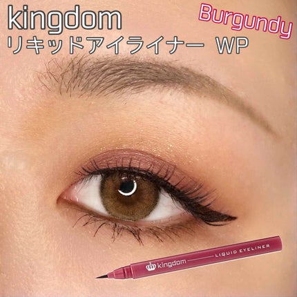 リキッドアイライナーWP /キングダム/リキッドアイライナーを使ったクチコミ(1枚目)