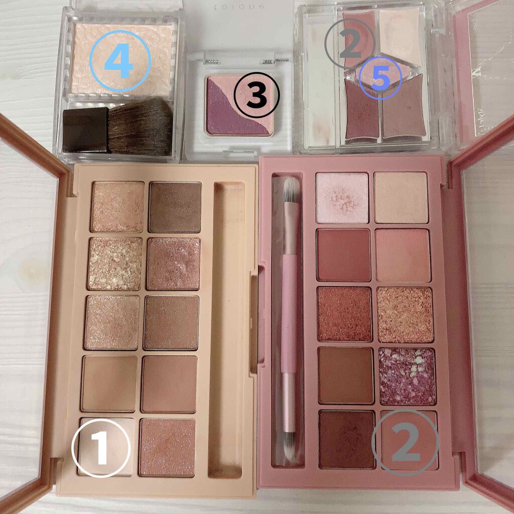 【旧品】パーフェクトスタイリストアイズ/キャンメイク/アイシャドウパレットを使ったクチコミ（3枚目）