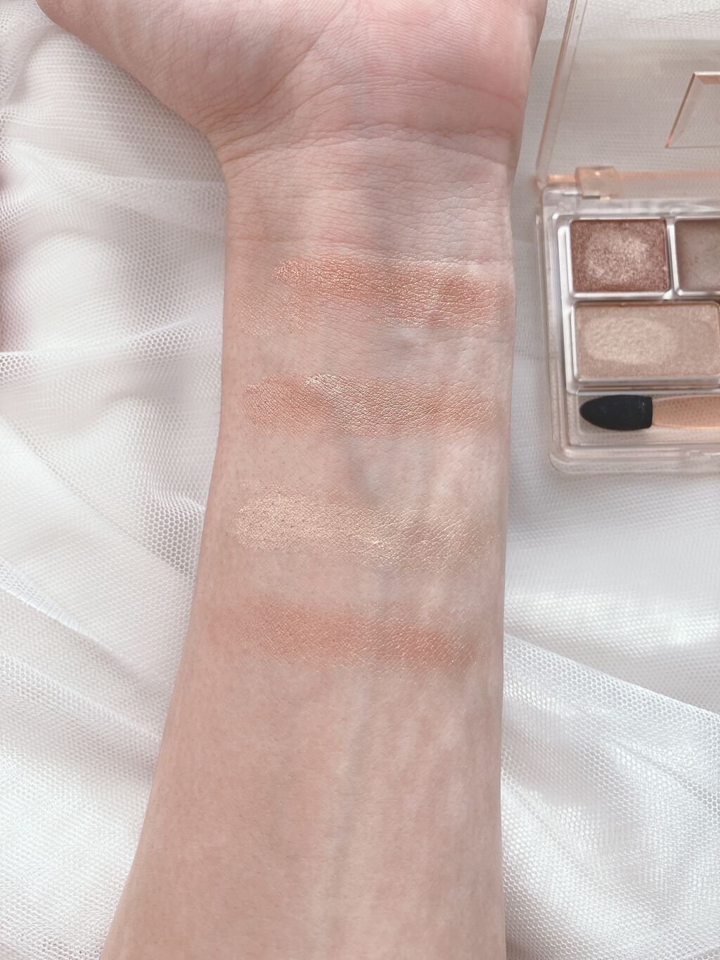 リラクシーアイシャドウ/GENE TOKYO/アイシャドウパレットを使ったクチコミ（3枚目）