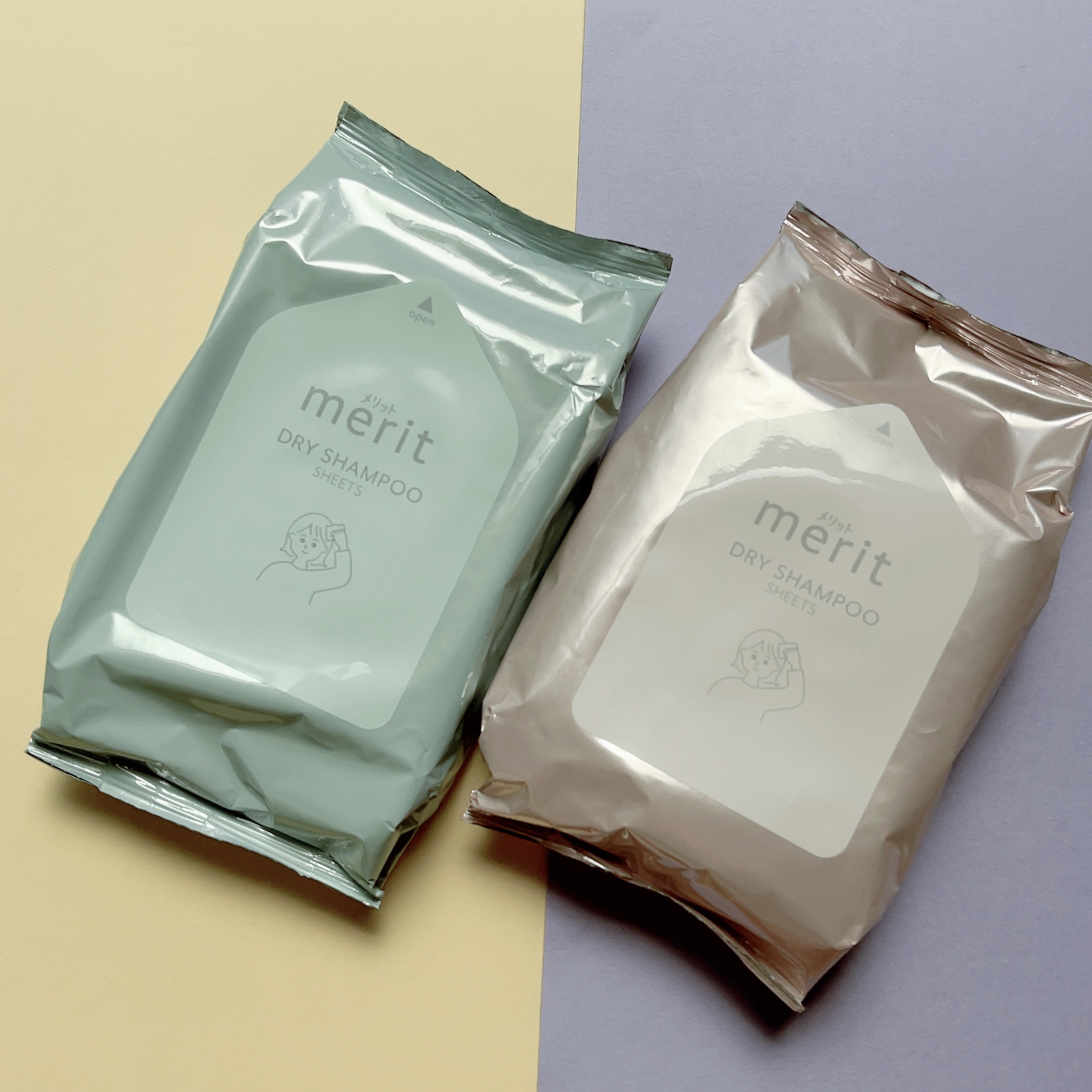 メリット ドライシャンプーシート さらっと髪まとまるタイプ/メリット/ドライシャンプーを使ったクチコミ（3枚目）