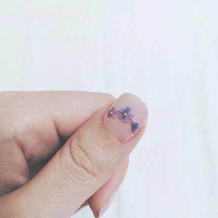 貼るジェルネイル/セリア/ネイルシールを使ったクチコミ(5枚目)