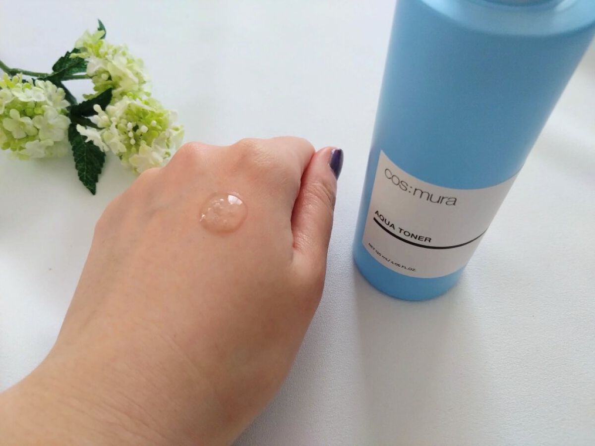 cos:mura アクアトナーのクチコミ「乾燥肌さん、潤いを求めている方におすすめ！
7種類のヒアルロン酸とコラーゲンが配合されていて、.....」（2枚目）