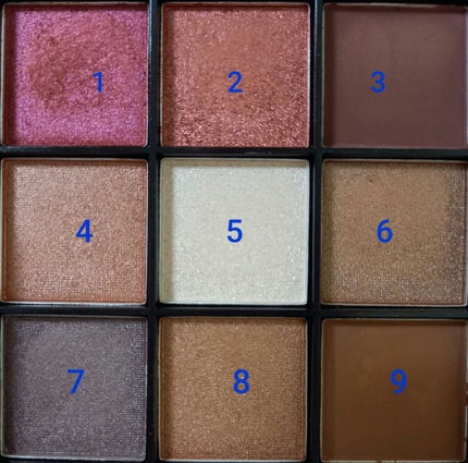UR GLAM BLOOMING EYE COLOR PALETTE/U R GLAM/アイシャドウパレットを使ったクチコミ(2枚目)