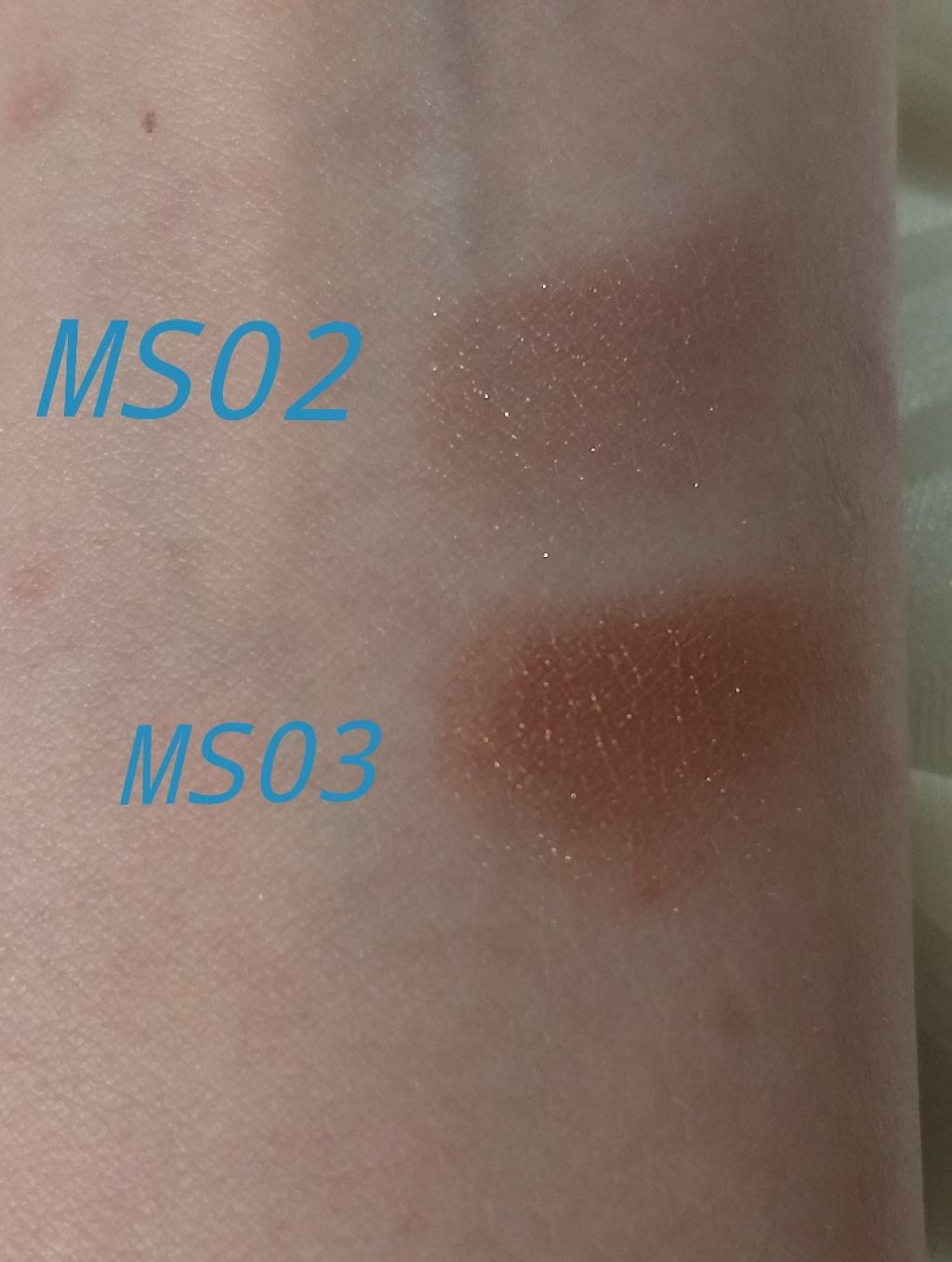 シャイニーシャドウ N/excel/単色アイシャドウを使ったクチコミ(3枚目)