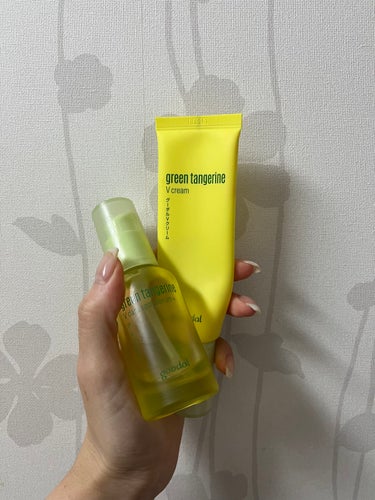 グーダルVクリーム(goodal GREEN TANGERINE V CREAM SET)/goodal/フェイスクリームを使ったクチコミ（1枚目）