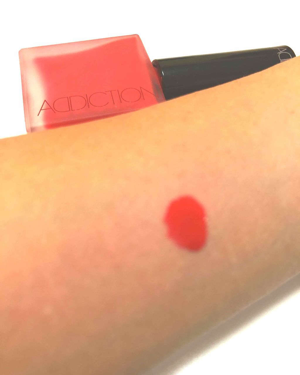 チークポリッシュ/ADDICTION/リキッドチークを使ったクチコミ（2枚目）