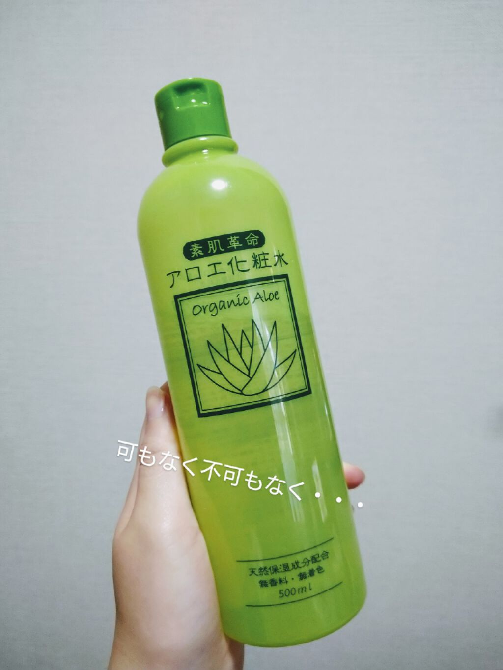 アロエ化粧水 大容量 500mL/NID(日本ドラッグチェーン)/化粧水を使ったクチコミ(1枚目)