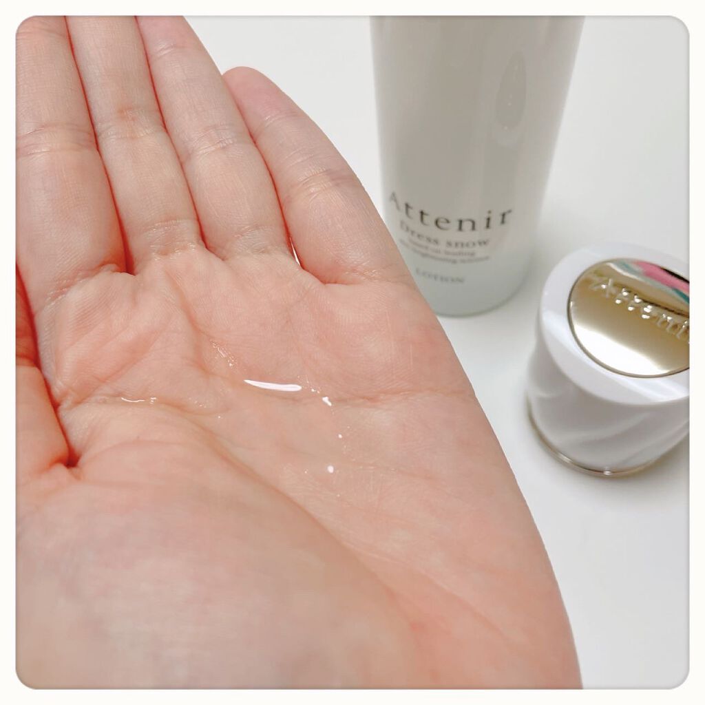 ドレススノー ローション【医薬部外品】 /アテニア/化粧水を使ったクチコミ(3枚目)