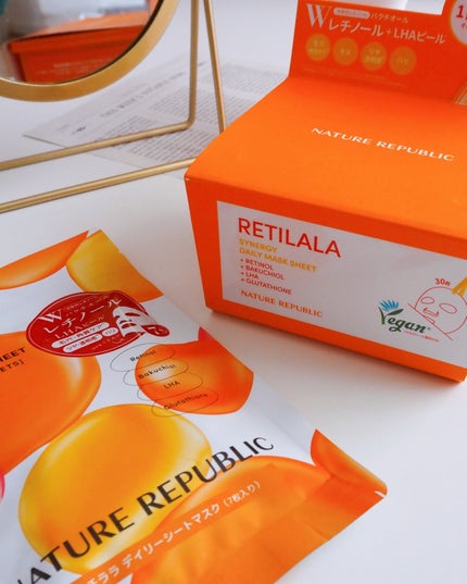 レチララ デイリーシートマスク/ネイチャーリパブリック/シートマスク・パックを使ったクチコミ(6枚目)