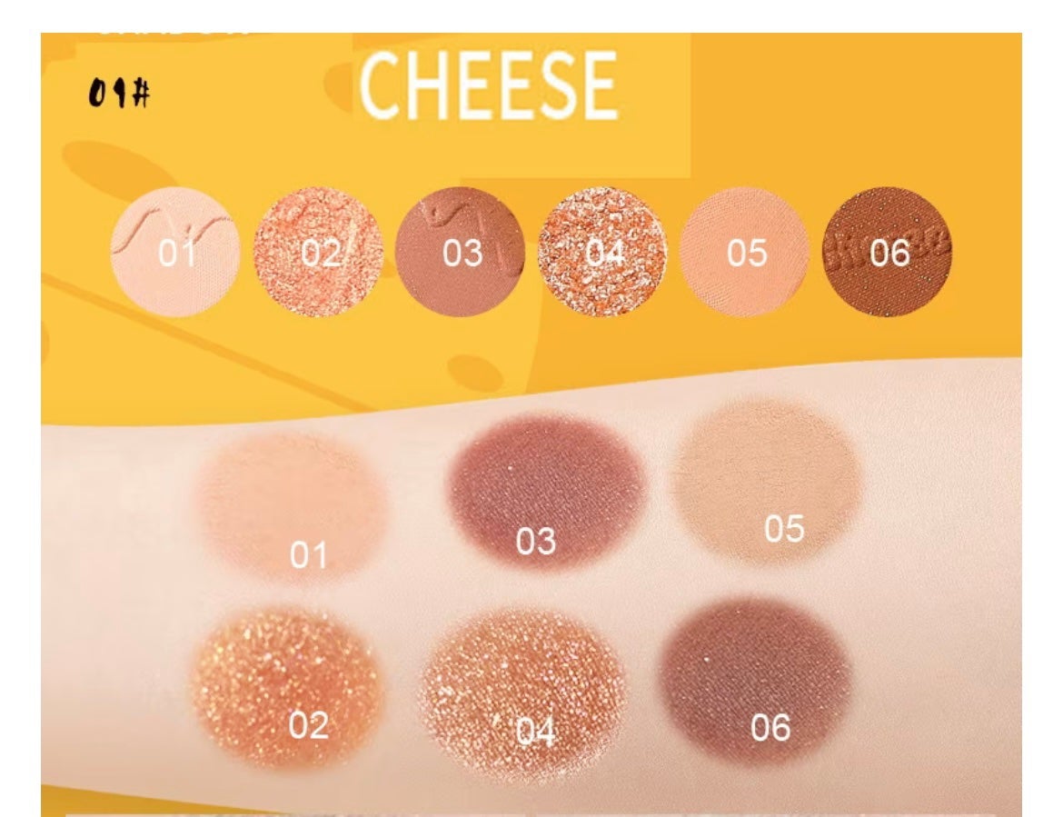 EYE SHADOW Cheese/kiss beauty/アイシャドウパレットを使ったクチコミ(3枚目)