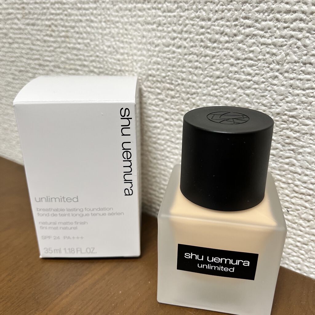 こんばんは꙳★*ﾟ
すみれです🌸

今日はLIPS様を通じてshu uemura様より
アンリミテッド ラスティング フルイド
をいただきました。

本当にありがとうございます° ✧ (*´ `*) ✧ °

色味は574 やや明るめのリ