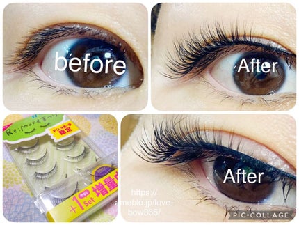 Re:Moreまつげ リモアまつげ/ビー・エヌ/つけまつげを使ったクチコミ(6枚目)