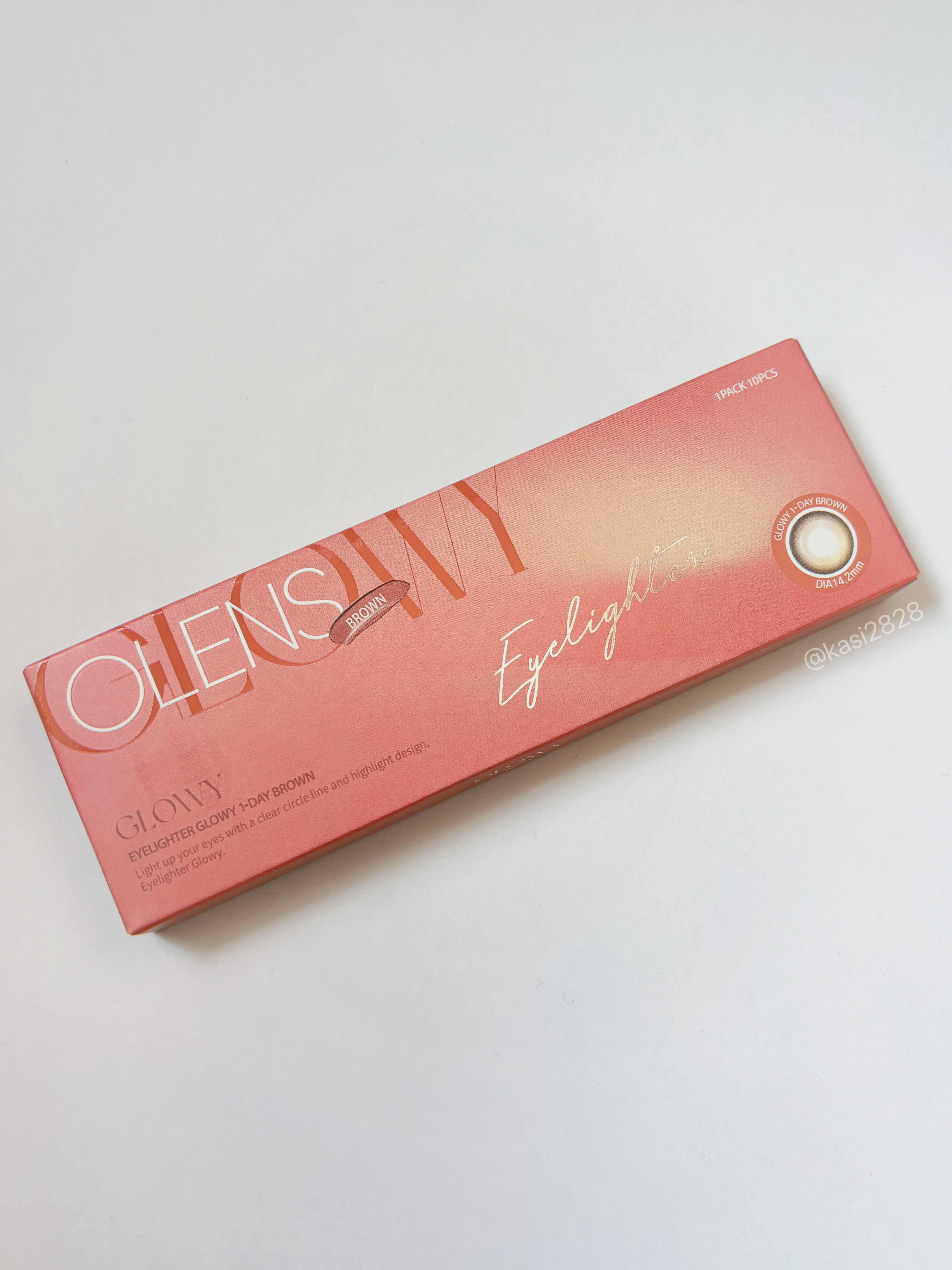 Glowy 1day/OLENS/ワンデー（１DAY）カラコンを使ったクチコミ（2枚目）