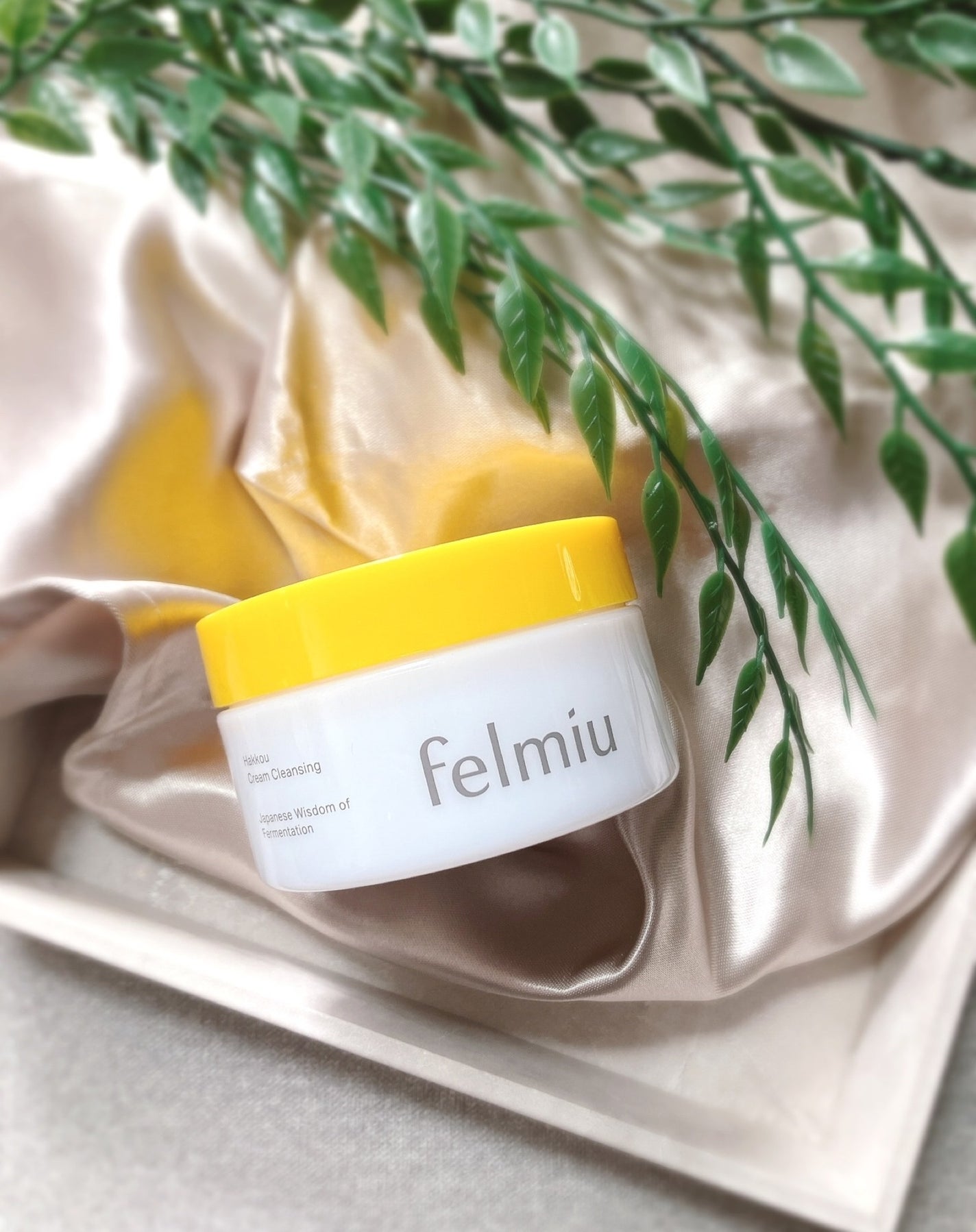 ハッコウクリームクレンジング キンモクセイの香り/felmiu/クレンジングクリームを使ったクチコミ(1枚目)