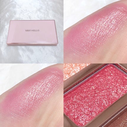 バレンタインボックス3ローズモーメント/VAVI MELLO/アイシャドウパレットを使ったクチコミ(4枚目)