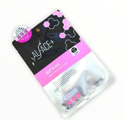 ディープブラック アクアモイスチャー シートマスク/ALFACE+/シートマスク・パックを使ったクチコミ(1枚目)