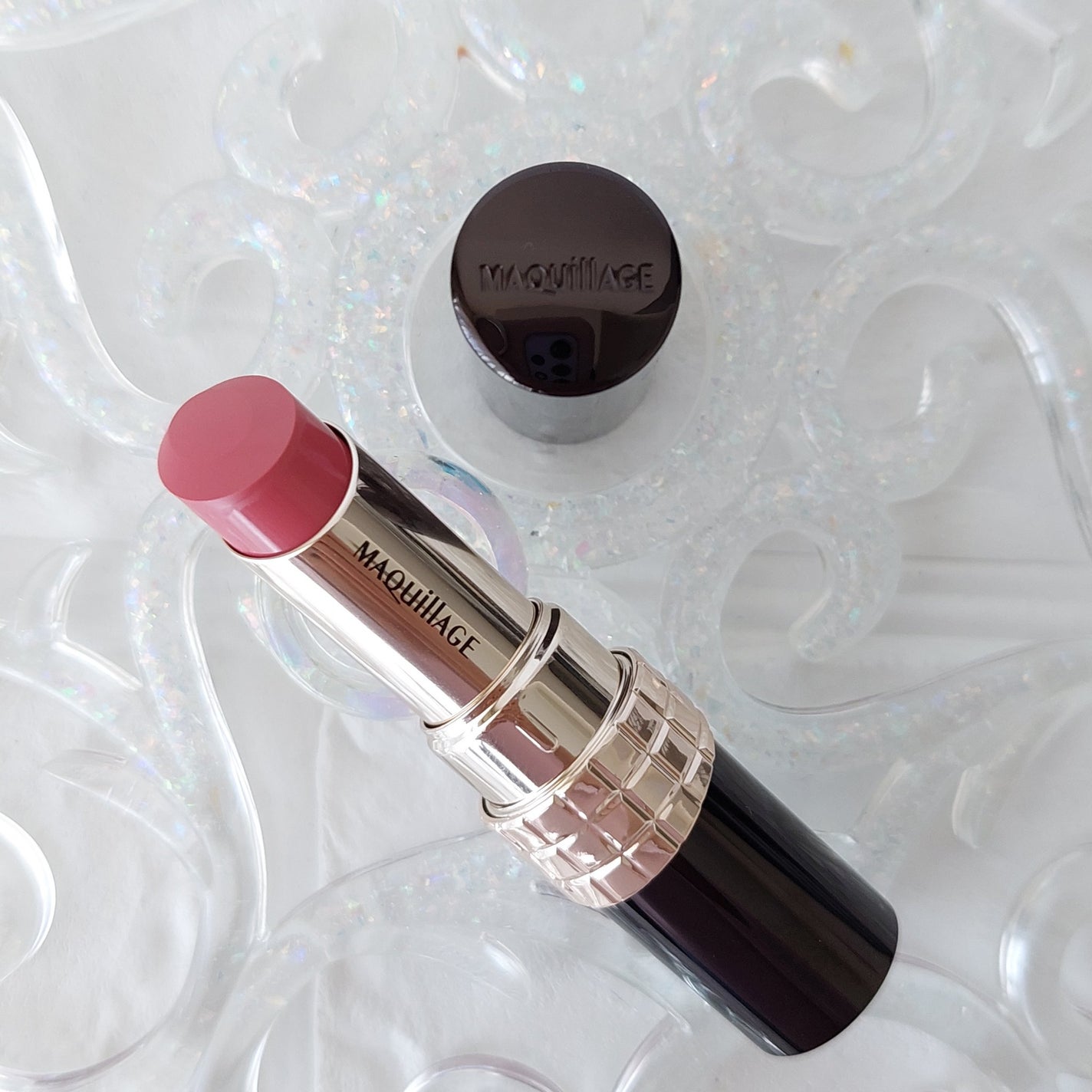 ドラマティックエッセンスルージュ/マキアージュ/口紅を使ったクチコミ(5枚目)