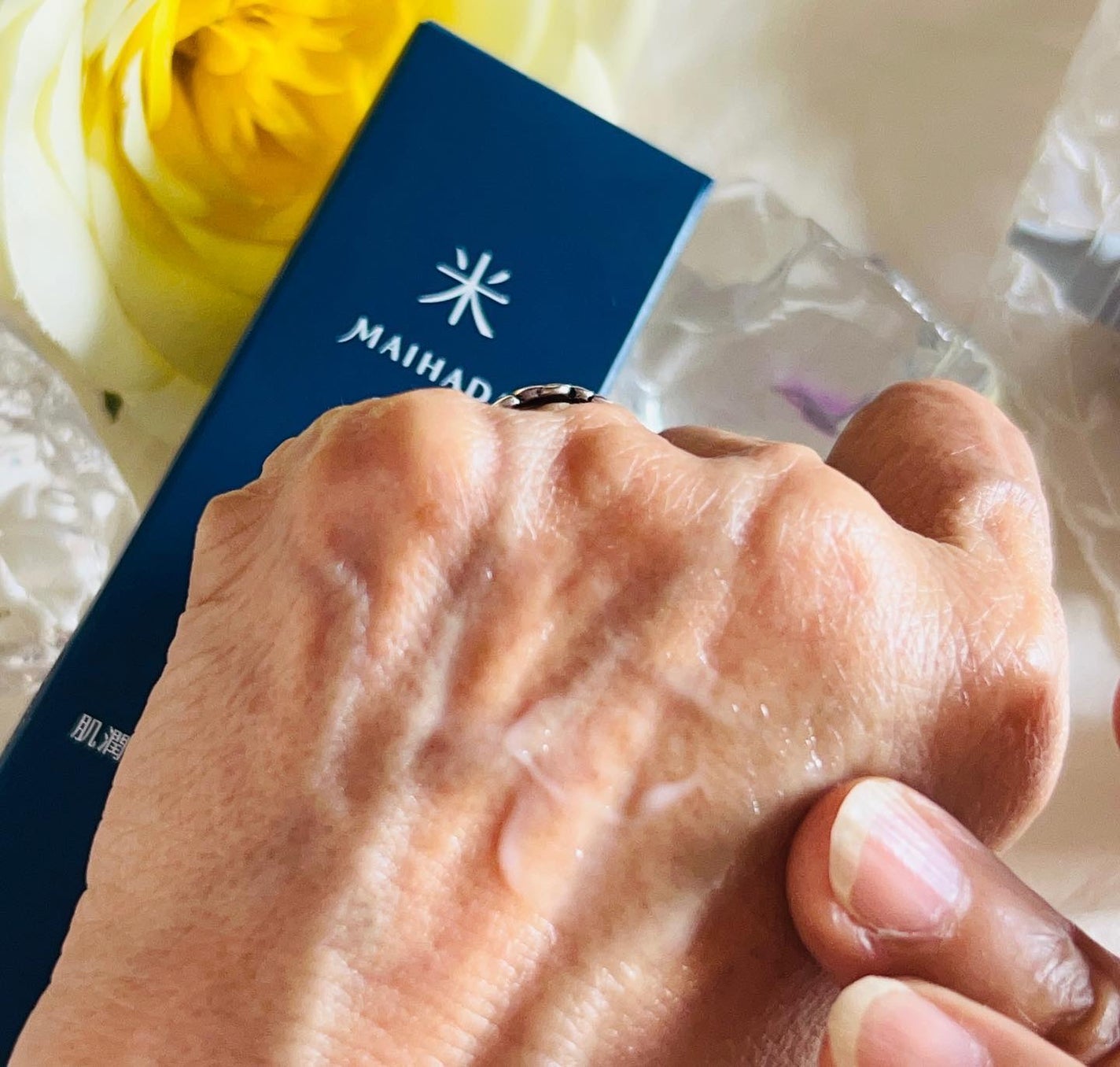 肌潤 ポアソリューション/米肌/美容液を使ったクチコミ(3枚目)