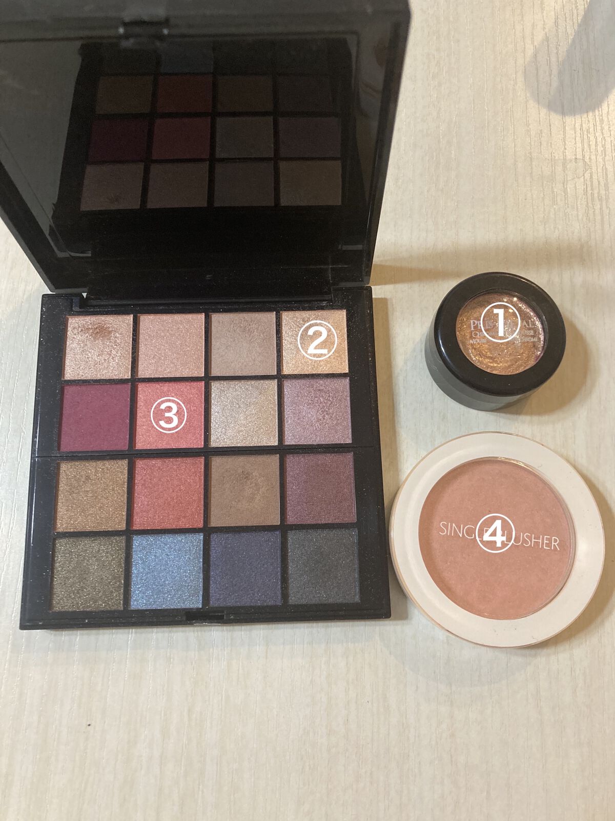 シングルブラッシャー CR01　ネイキッドピーチ/the SAEM/パウダーチークを使ったクチコミ（2枚目）