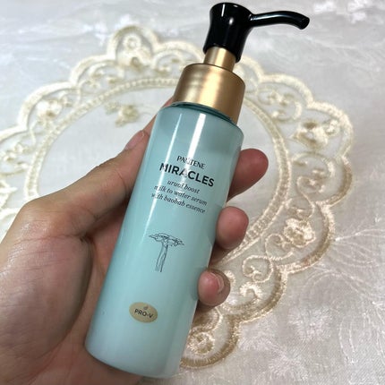 ミラクルズ うるおいブーストミルクウォーターセラム/パンテーン/アウトバストリートメントを使ったクチコミ(4枚目)