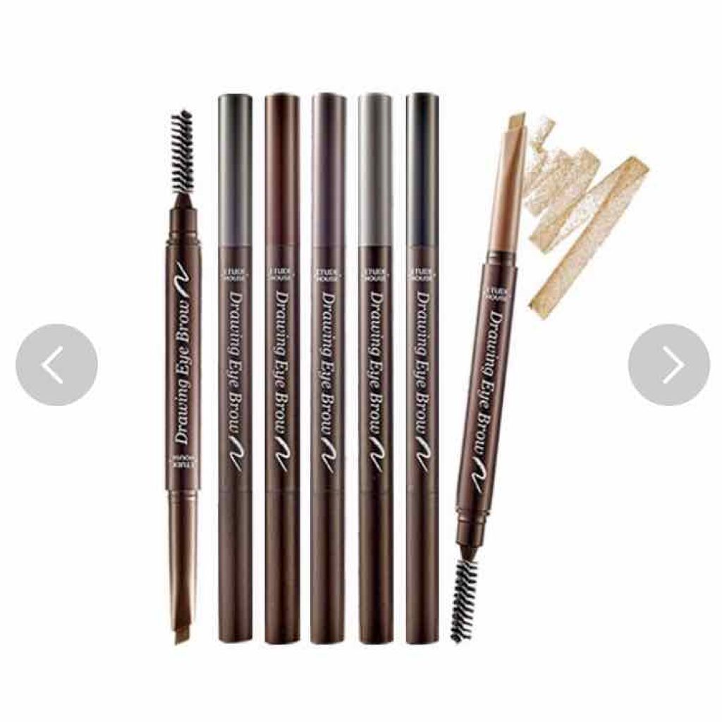 ドローイング アイブロウ ペンシル ダークグレー/ETUDE/アイブロウペンシルを使ったクチコミ（3枚目）