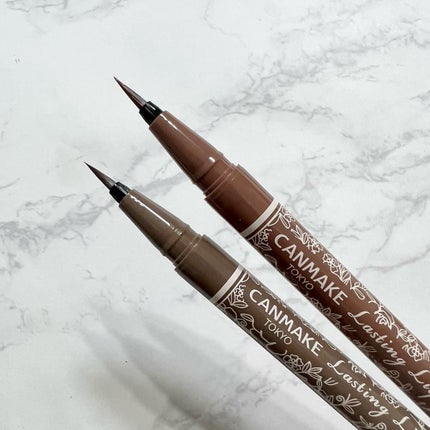 ラスティングリキッドライナー/キャンメイク/リキッドアイライナーを使ったクチコミ(2枚目)