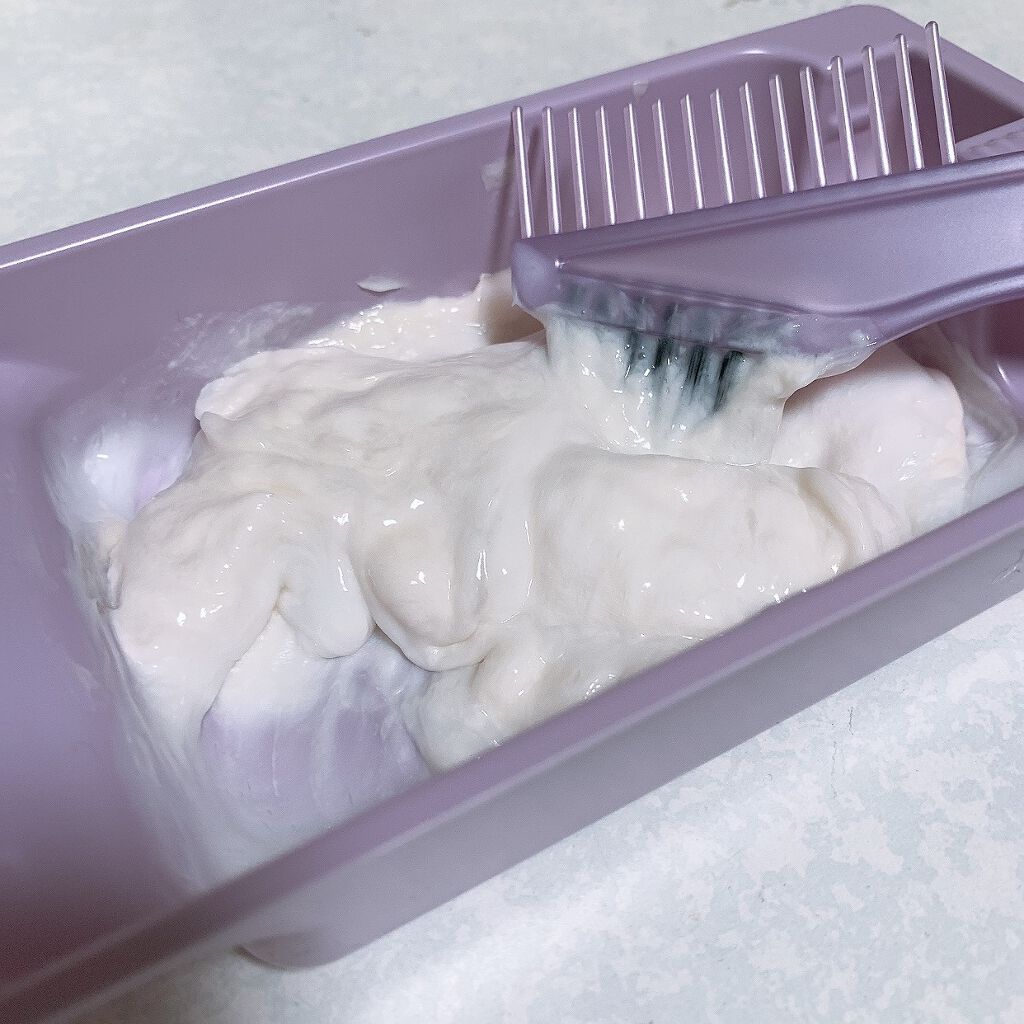 エクセランス R クリームタイプ /ロレアル パリ/ヘアカラーを使ったクチコミ（2枚目）