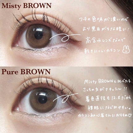 ナチュラリ ワンデー UVモイスチャー ピュア ピュアブラウン/NATURALI/ワンデー(1DAY)カラコンの画像