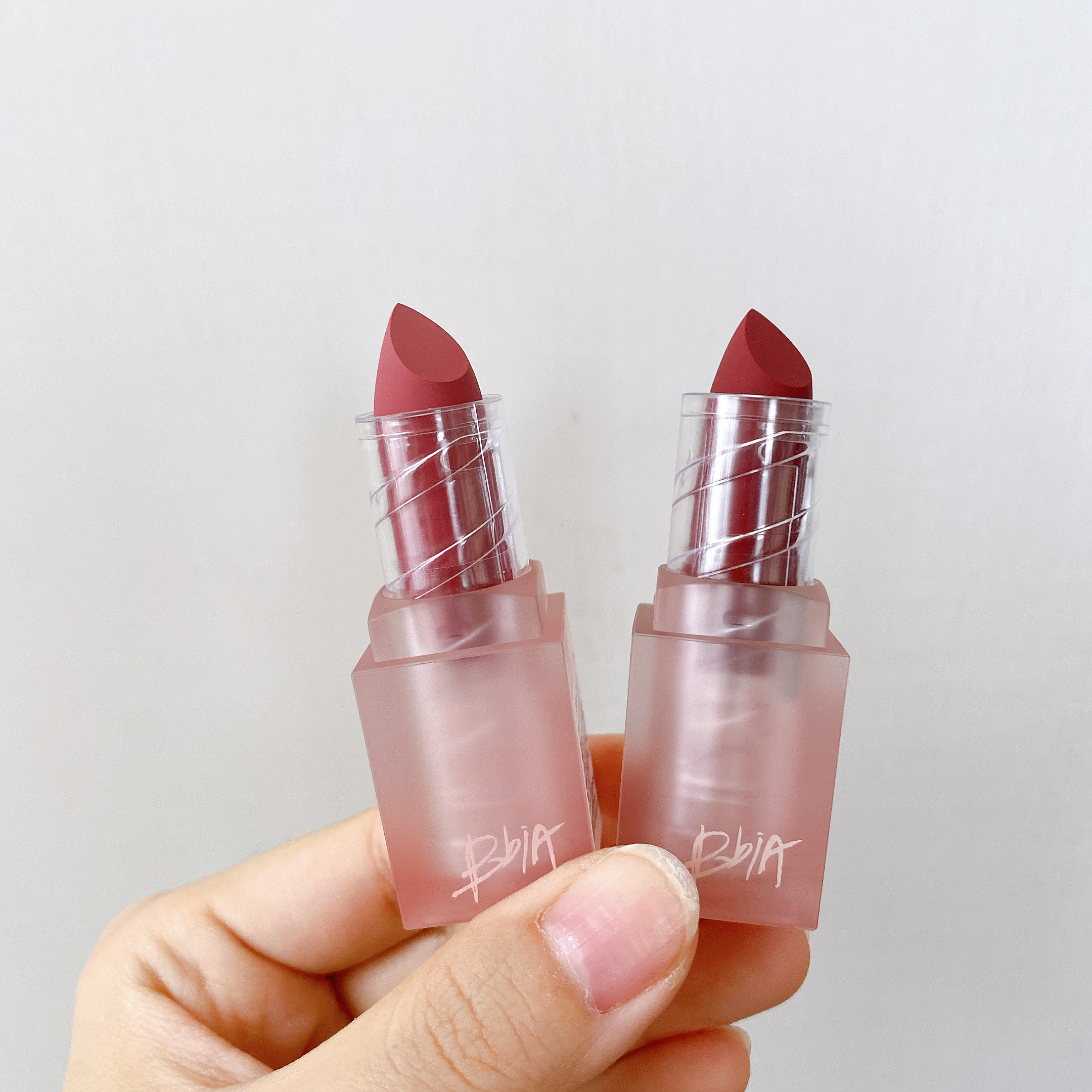 ラストパウダーリップスティック2/BBIA/口紅を使ったクチコミ（1枚目）