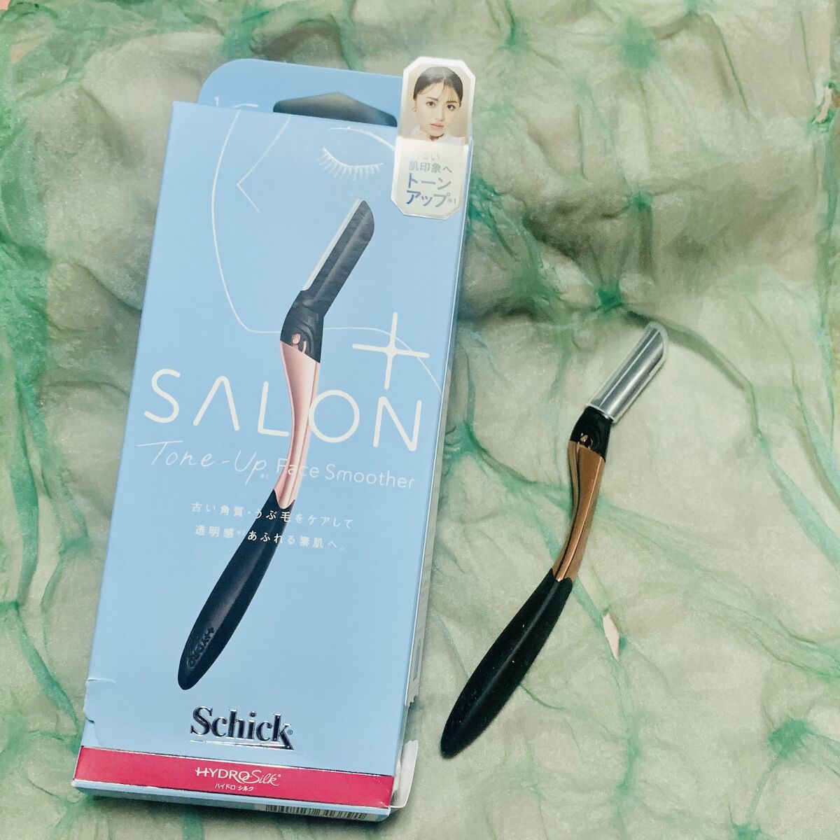 サロンプラス トーンアップ フェイススムーサー ホルダー（刃付き）/サロンプラス/シェーバーを使ったクチコミ（1枚目）