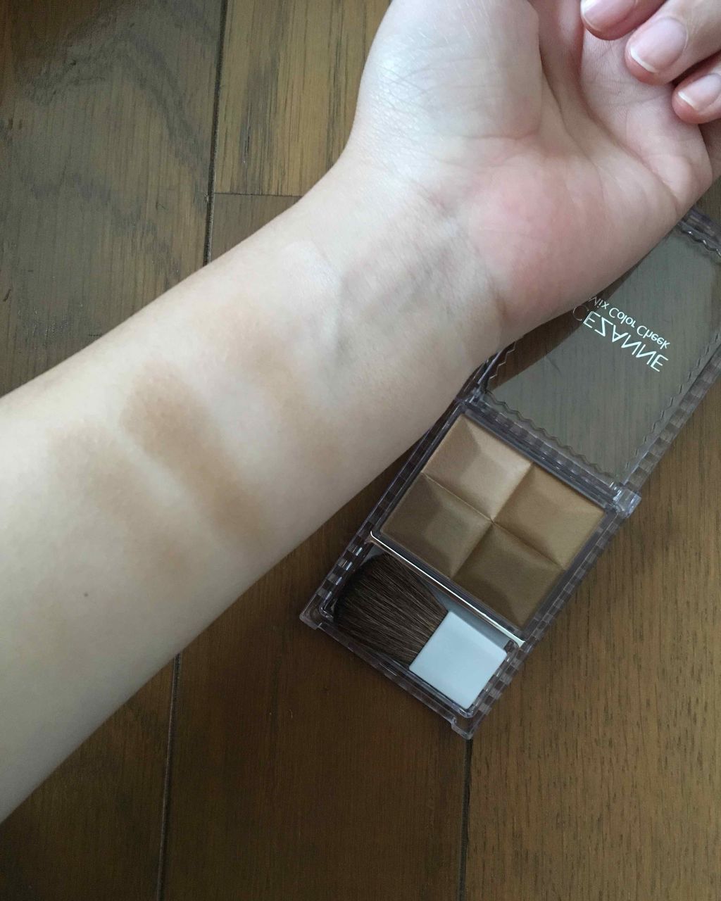 ミックスカラーチーク/CEZANNE/パウダーチークを使ったクチコミ（2枚目）