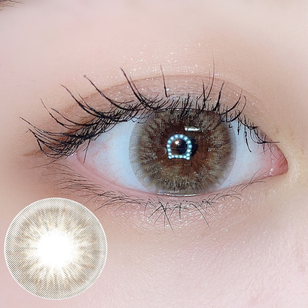 ラルム シリコーンハイドロゲル ダブルモイストUV ワンデー コズミックモーヴ/LARME/カラーコンタクトレンズを使ったクチコミ（3枚目）