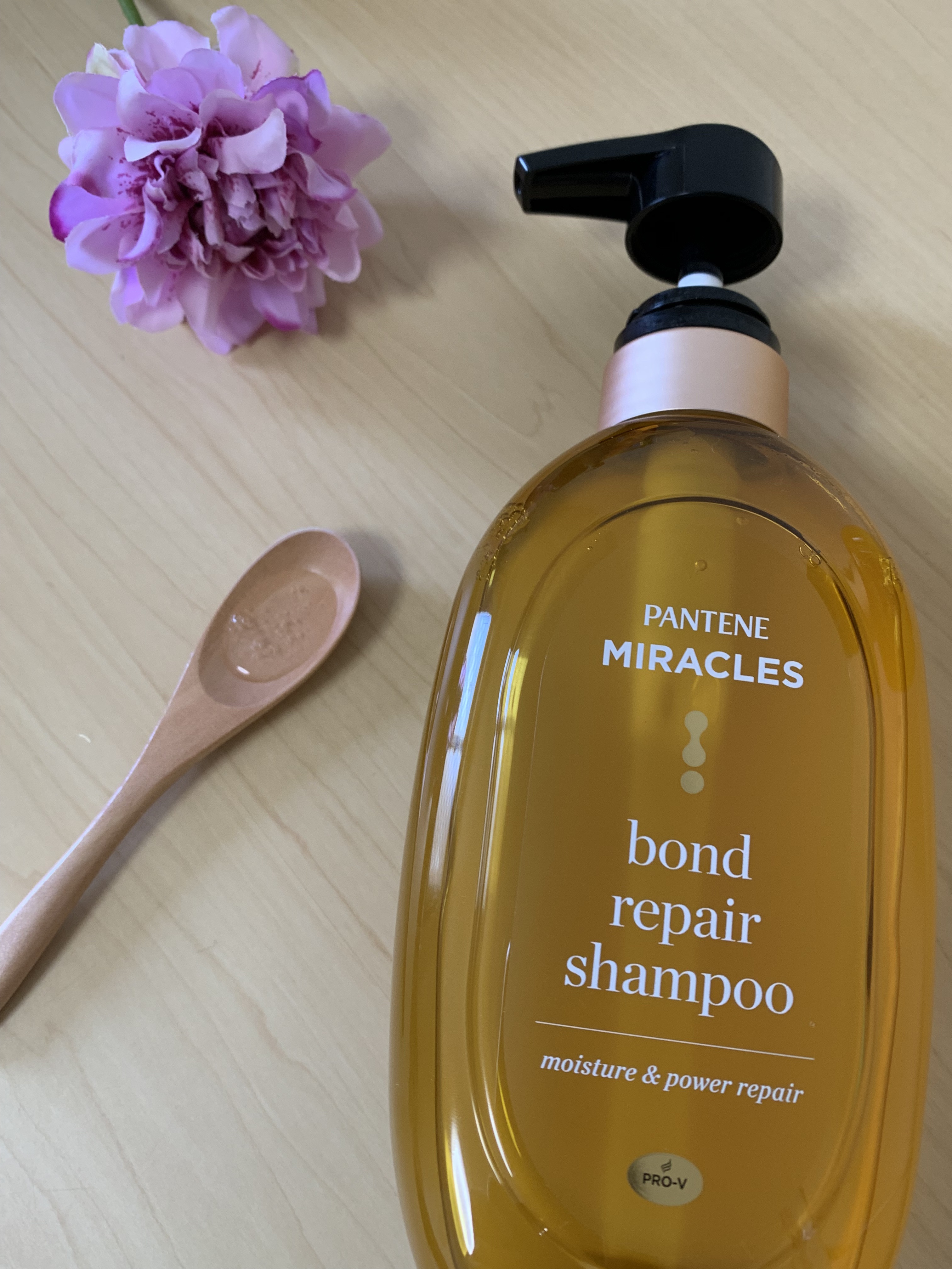 ボンドリペアシリーズ モイスチャー＆パワーリペア  シャンプー＆トリートメント/パンテーン/市販シャンプーを使ったクチコミ（2枚目）