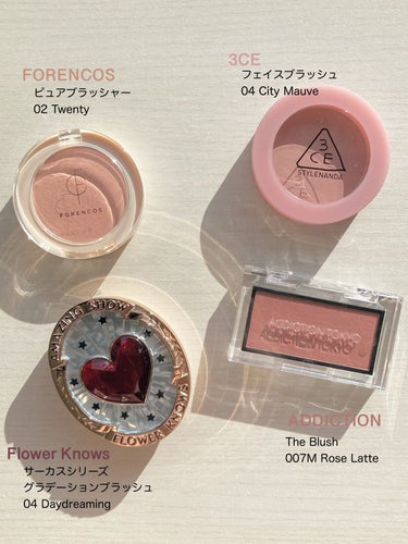 3CE FACE BLUSH #CITY MAUVE/3CE/パウダーチークを使ったクチコミ（2枚目）