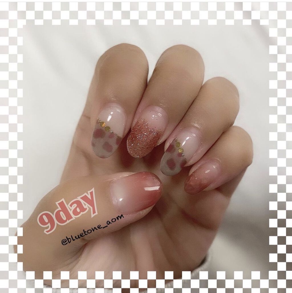 Gelato Factoryのネイル ネイルケア ネイルフィット ジェルネイルシール他 2商品を使った口コミ ネイルシール 伸びてきても不自然になりにくいデザイン By Aomi 乾燥肌 30代前半 Lips