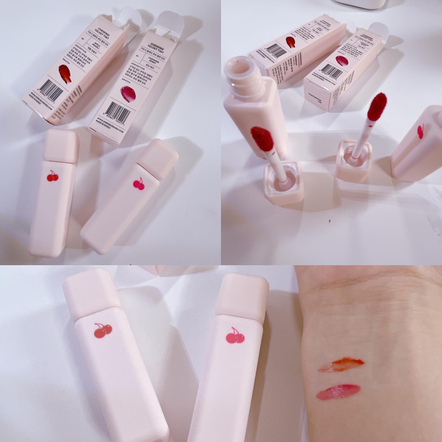 チューインガムベルベットティント/KIRSH(キルシー)/リップティントを使ったクチコミ（3枚目）